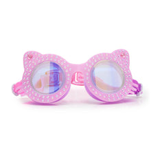 Load image into Gallery viewer, 8YRS+ Kitten Pawprint Pink Swim Goggles
