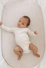 Load image into Gallery viewer, Organic Cotton Fitted Bassinet Sheet | Gingham