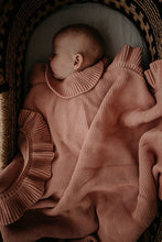 Load image into Gallery viewer, Frill Blanket | Vintage Rose