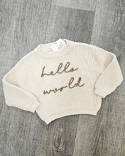 Load image into Gallery viewer, Hello World Knit
