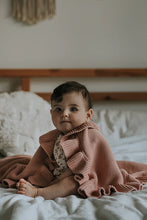 Load image into Gallery viewer, Frill Blanket | Vintage Rose
