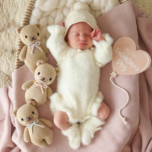 Load image into Gallery viewer, Baby Honey Bear (Lavender Bow)