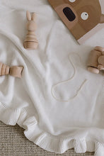 Load image into Gallery viewer, Frill Blanket | Milk