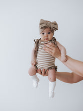 Load image into Gallery viewer, Frill Bodysuit | Cappuccino SIZE NB