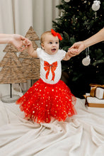 Load image into Gallery viewer, Classic Christmas Tulle Skirt - Red Stars