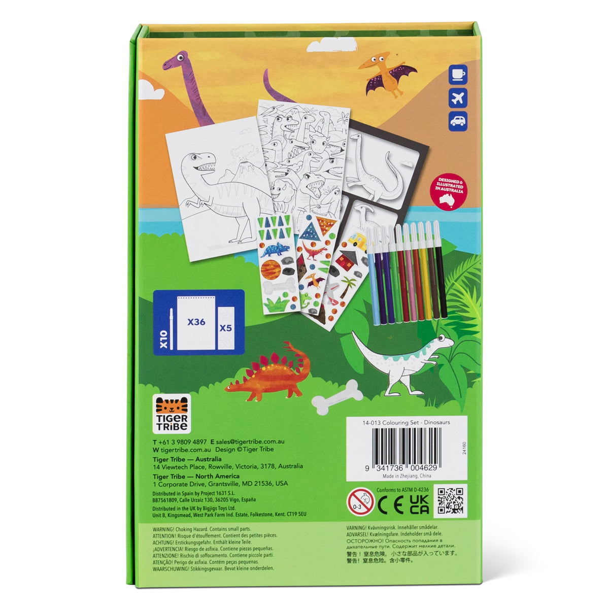 Dinosaurs Colouring Set