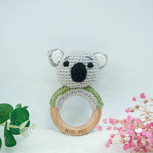 Load image into Gallery viewer, Crochet Ring Rattle | Ozzie Koala