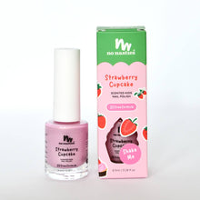 Load image into Gallery viewer, Water Based Scented Scratch Off Kids Nail Polish: Limited Edition Christmas - Candy Cane - Minty Green