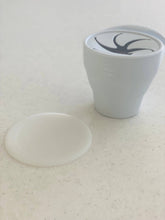 Load image into Gallery viewer, Ice Blue Collapsible Snack Cup with Lid