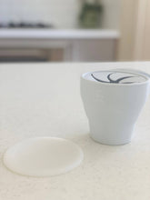 Load image into Gallery viewer, Ice Blue Collapsible Snack Cup with Lid