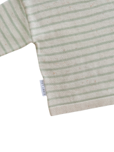 Load image into Gallery viewer, Long Sleeve Tee | Biscotti Stripe SIZE 6YR and 7YR