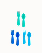 Load image into Gallery viewer, Burst Fork and Spoon Set 6pc