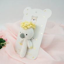 Load image into Gallery viewer, Crochet Hand Rattle | Cookie Cockatoo