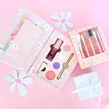 Load image into Gallery viewer, Nala Kids Natural Pressed Powder Pink Makeup Palette Kit