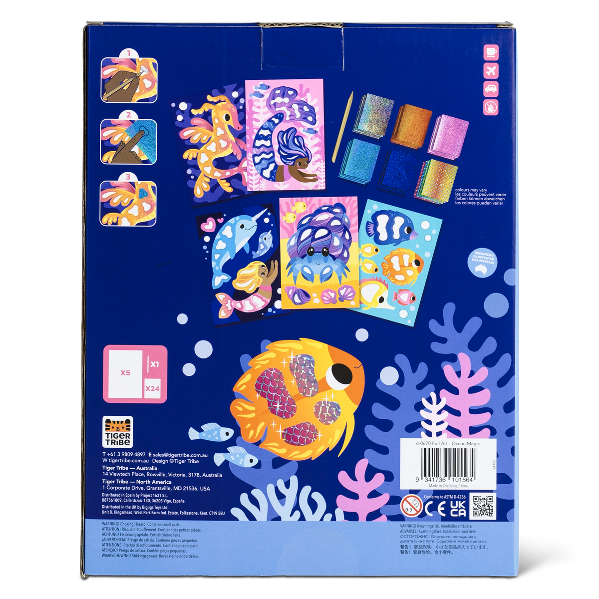 Ocean Magic Foil Art