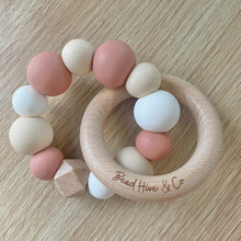 Load image into Gallery viewer, Teething Ring Rattle