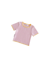 Load image into Gallery viewer, Ribbed Tee | Clementine SIZE 3-6M, 6-12M and 6YR