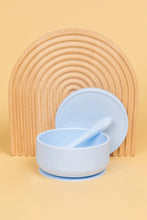 Load image into Gallery viewer, Silicone Suction Bowl with lid + Spoon Set