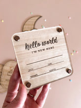 Load image into Gallery viewer, Double Layered Birth Announcement