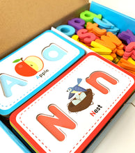 Load image into Gallery viewer, Flashcards and ABC Magnetic Letters