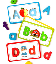 Load image into Gallery viewer, Flashcards and ABC Magnetic Letters