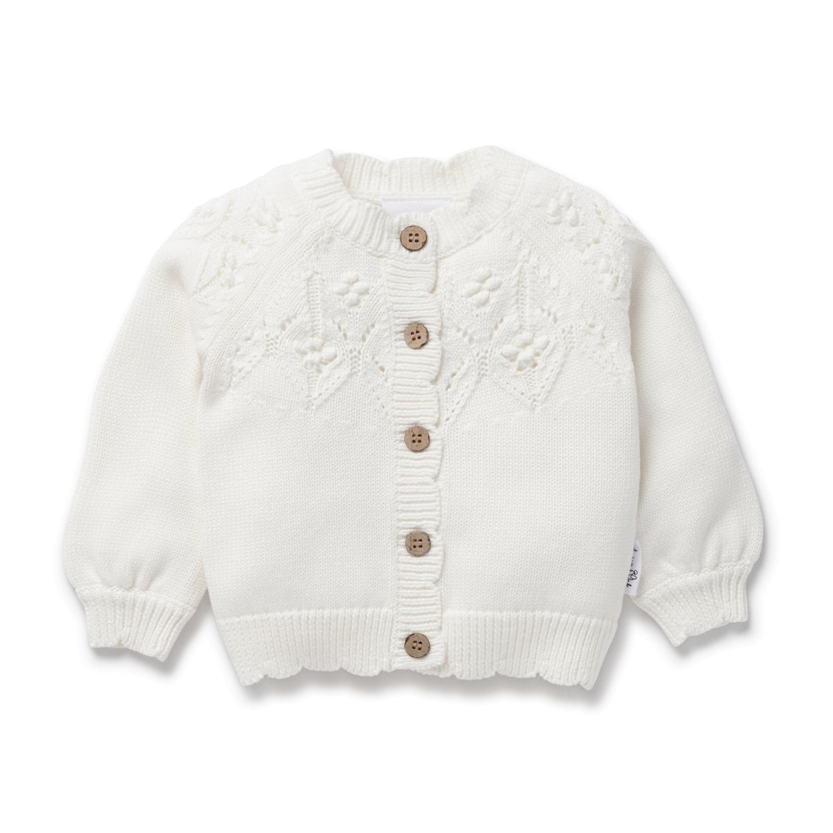 Ivory Knit Cardigan SIZE 3-6M and 4YR