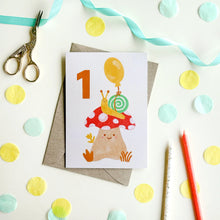 Load image into Gallery viewer, 1st Birthday Card