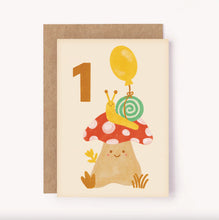 Load image into Gallery viewer, 1st Birthday Card