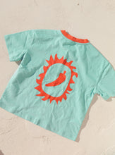 Load image into Gallery viewer, Spicey But Nicey T Shirt | Aqua & Red SIZE 2-3YR