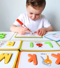 Load image into Gallery viewer, Flashcards and ABC Magnetic Letters