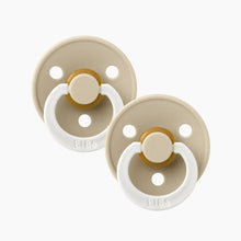 Load image into Gallery viewer, BIBS Pacifier Size 1 | 0-6M | Round Natural Rubber Teat