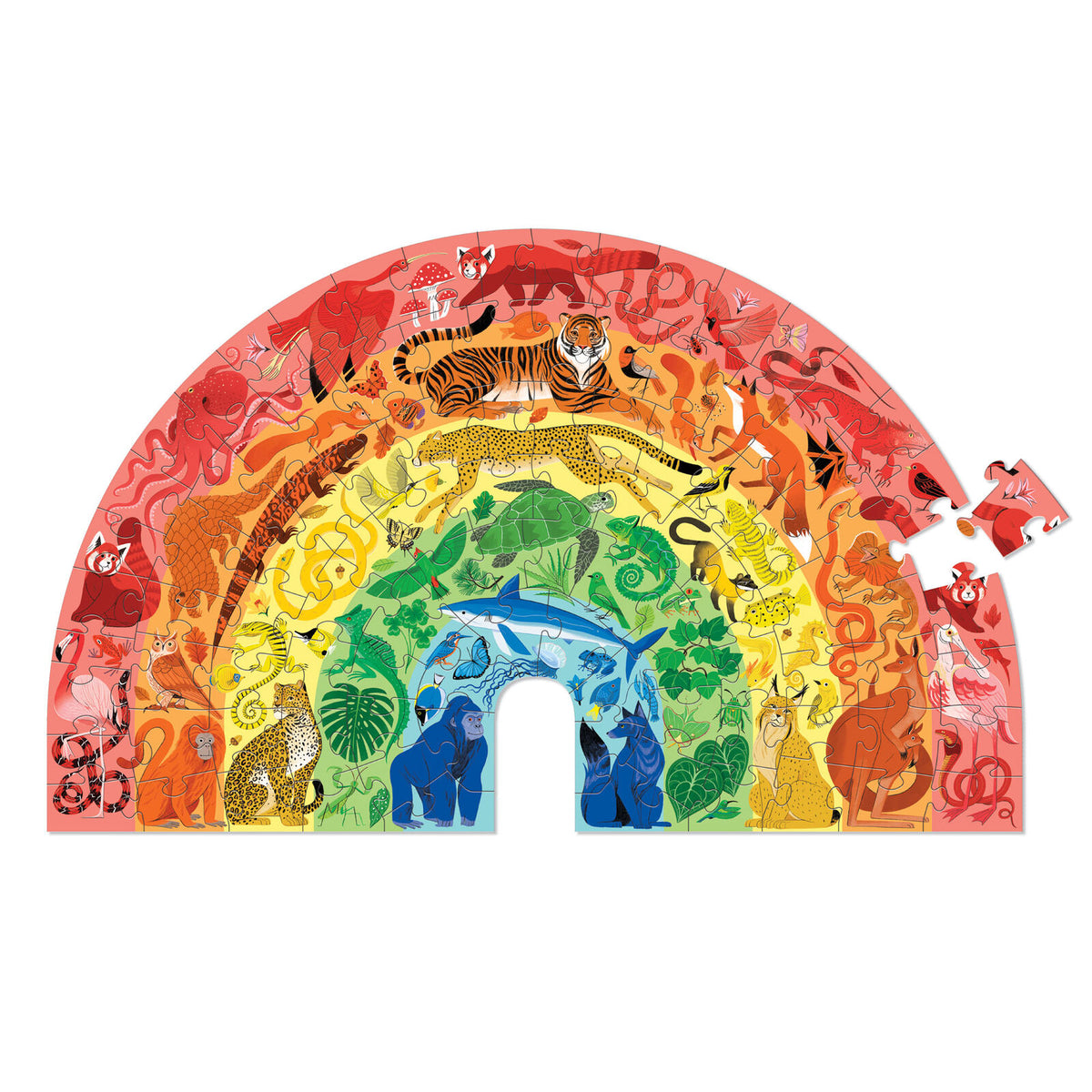 Rainbow Puzzle 100 pc | Animals