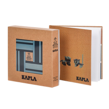 Load image into Gallery viewer, KAPLA Book and Colours Set | Light Blue + Dark Blue