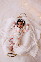 Load image into Gallery viewer, Bamboo Zipsuit | Sweet Florals