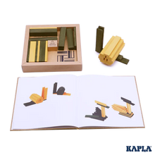 Load image into Gallery viewer, KAPLA Book and Colours Set | Yellow + Green