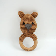 Load image into Gallery viewer, Crochet Ring Rattle | Wombat
