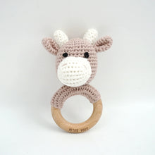 Load image into Gallery viewer, Crochet Ring Rattle | Cow