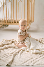 Load image into Gallery viewer, Safari Henley Romper SIZE 3-6M and 1YR