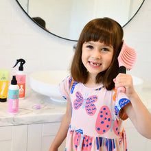 Load image into Gallery viewer, Detangler Kids Hair Brush | Pink