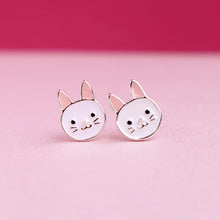 Load image into Gallery viewer, Tea Party Bunny Earrings