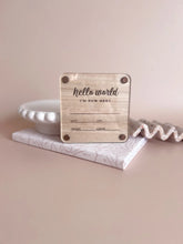 Load image into Gallery viewer, Double Layered Birth Announcement