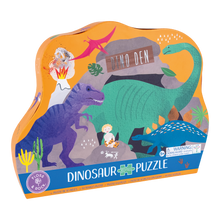 Load image into Gallery viewer, 80pc Dinosaur Shaped Jigsaw Puzzle