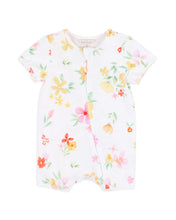 Load image into Gallery viewer, Grow Wild Print SS Zip Romper