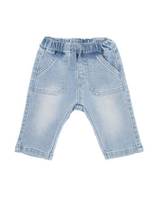 Load image into Gallery viewer, Babies Knit Denim Pull On Jeans