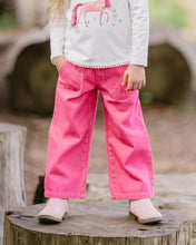 Load image into Gallery viewer, Pink Pull on Jeans