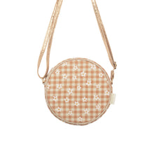 Load image into Gallery viewer, Daisy Gingham Round Bag