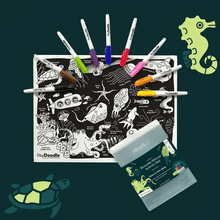 Load image into Gallery viewer, Glow in the Deep Classic Colouring Mat