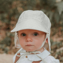 Load image into Gallery viewer, 'Lounger' Baby Reversible Flap Sun Hat | Flynn/Flax
