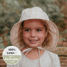 Load image into Gallery viewer, 'Wander' Reversible Panelled Bucket Hat | Flynn/Flax