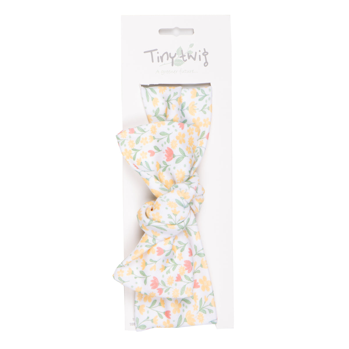 Bow Head Band | Lemon Floral